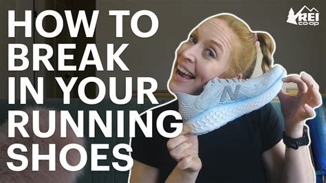 break in running shoes